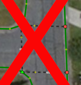 Improper Raised Curb