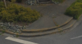 Raised Curb with Step